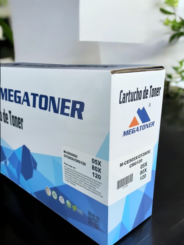 Tóner HP 05X/80X/120 MEGATONER Genérico Negro (M-CE505X/CF280X/GRC120) Compatible con HP P2050 P2053 400 M401 M425
Canon CN1100 D1120 D1150