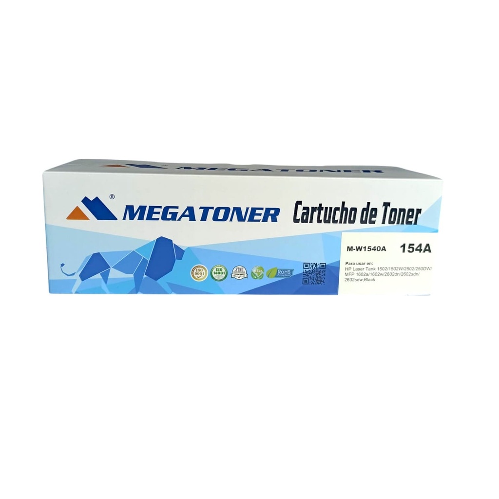Kit de Recarga de Toner HP M-W1540A (154A) Negro - MEGATONER
