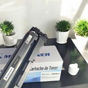 Tóner HP 206A sin chip MEGATONER Genérico Negro (M-W2110Asc) Compatible con HP Color LaserJet Pro M283 M255