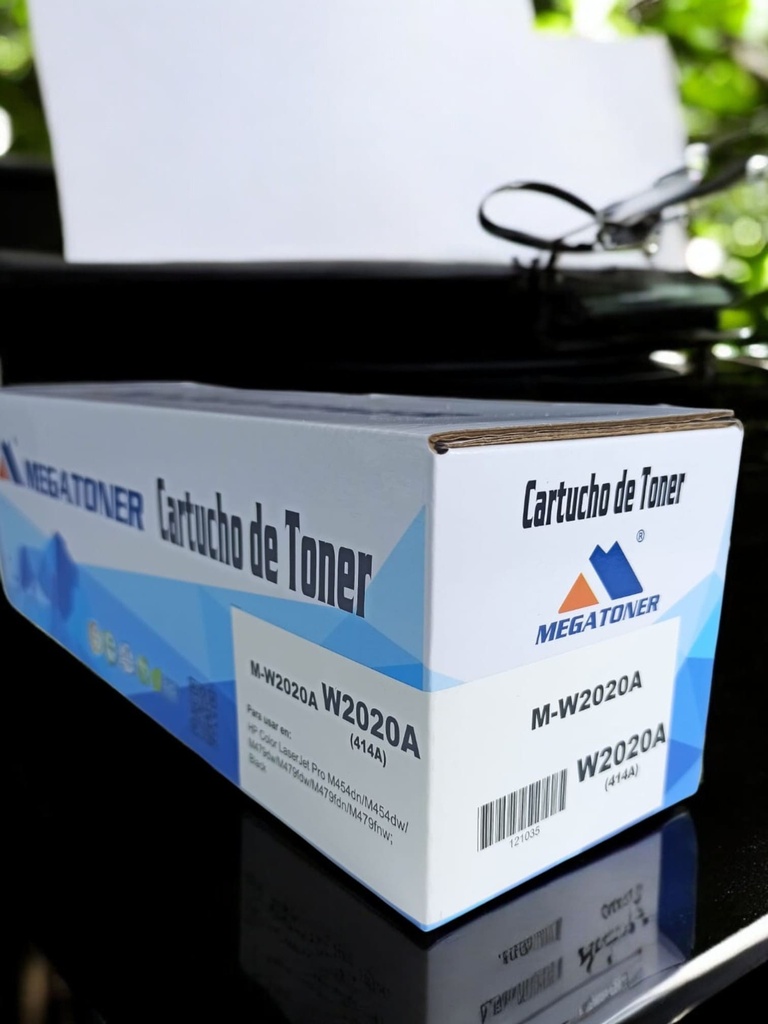 Tóner HP 414A MEGATONER Genérico Negro (M-W2020A) Compatible con HP M454 M479