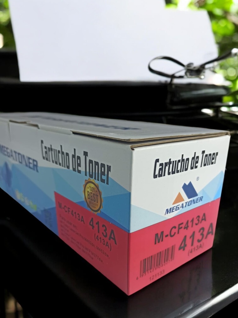 Tóner HP 413A MEGATONER Genérico Negro (M-CF413A) Compatible con HP M452 M477