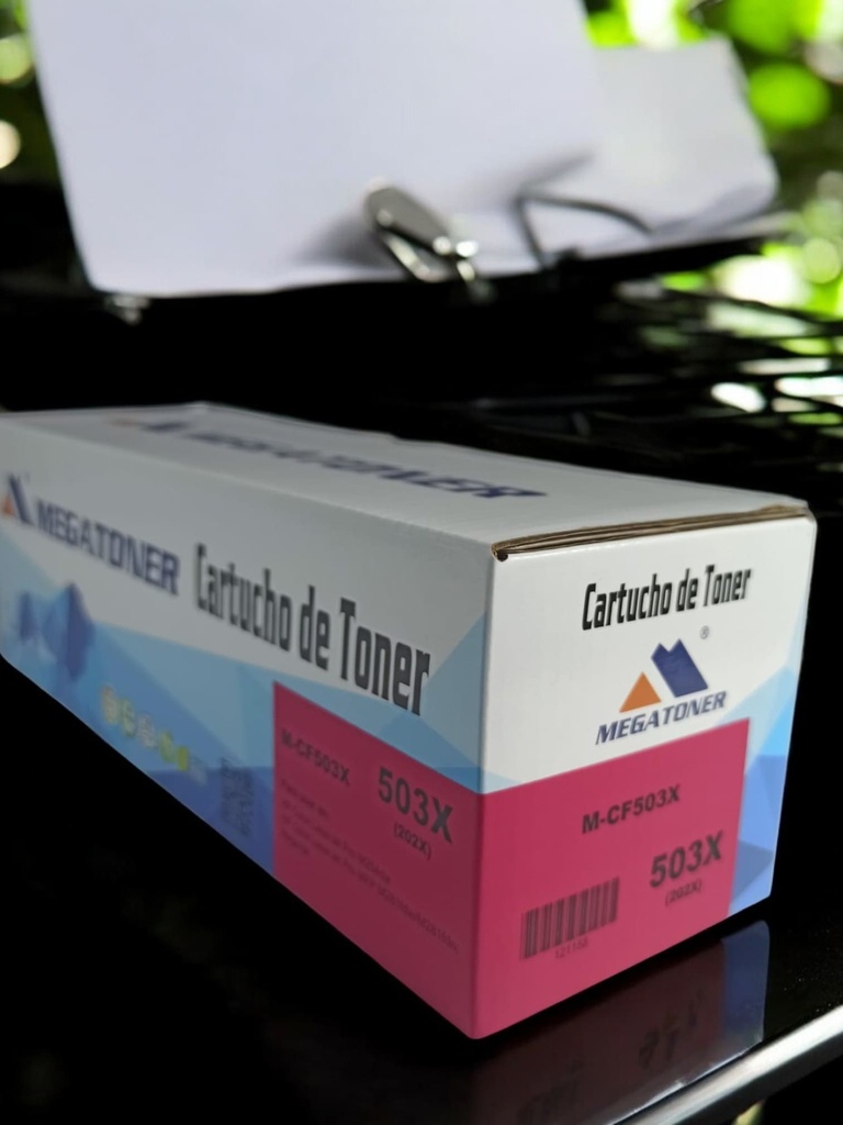 Tóner HP 202X MEGATONER Genérico Negro (M-CF503X) Compatible con HP M254 M281fdw M281fdn