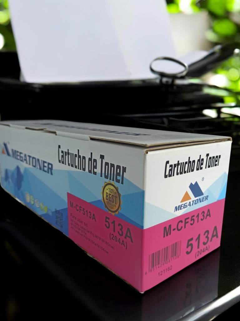 Tóner HP 204A MEGATONER Genérico Negro (M-CF513A) Compatible con HP M154 M180 M181