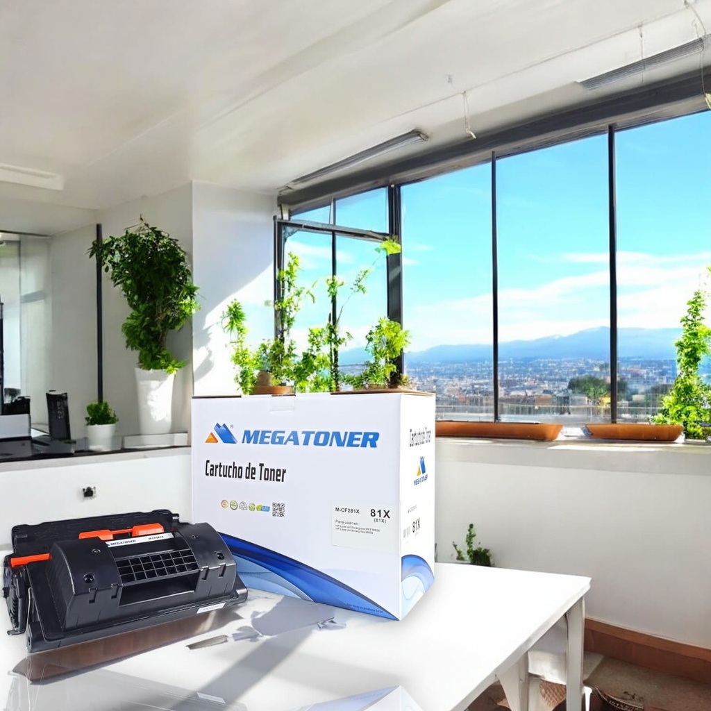 Tóner HP 81X MEGATONER Genérico Negro (M-CF281X) Compatible con HP M605 M606 M630