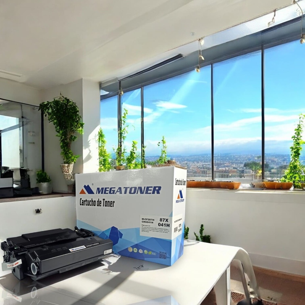 Tóner HP 87X MEGATONER Genérico Negro (M-CF287X) Compatible con HP M506 M527 M501
