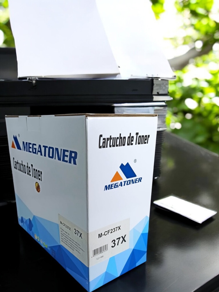 Tóner HP 37X MEGATONER Genérico Negro (M-CF237X) Compatible con HP M608 M631 M632 M633