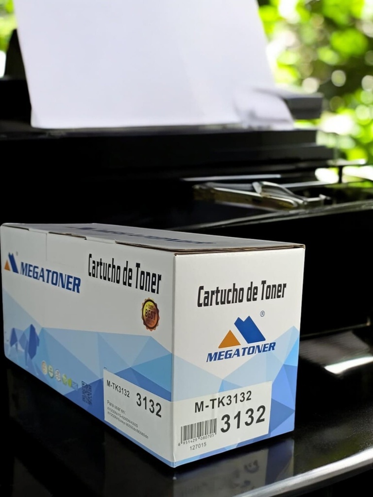 Tóner Kyocera 3132 MEGATONER Genérico Negro (M-TK3132) Compatible con Kyocera FS-4200DN FS-4300DN