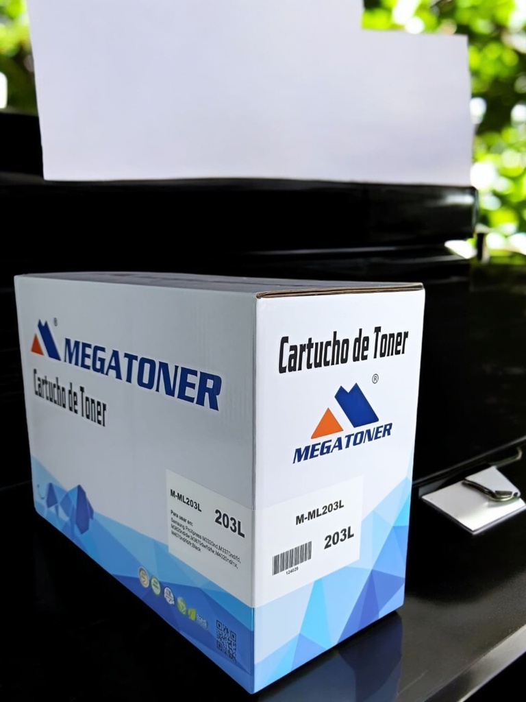 Tóner Samsung 203L MEGATONER Genérico Negro (M-ML203L) Compatible con Samsung M3320 M3370 M3820 M3870 M4020 M4070