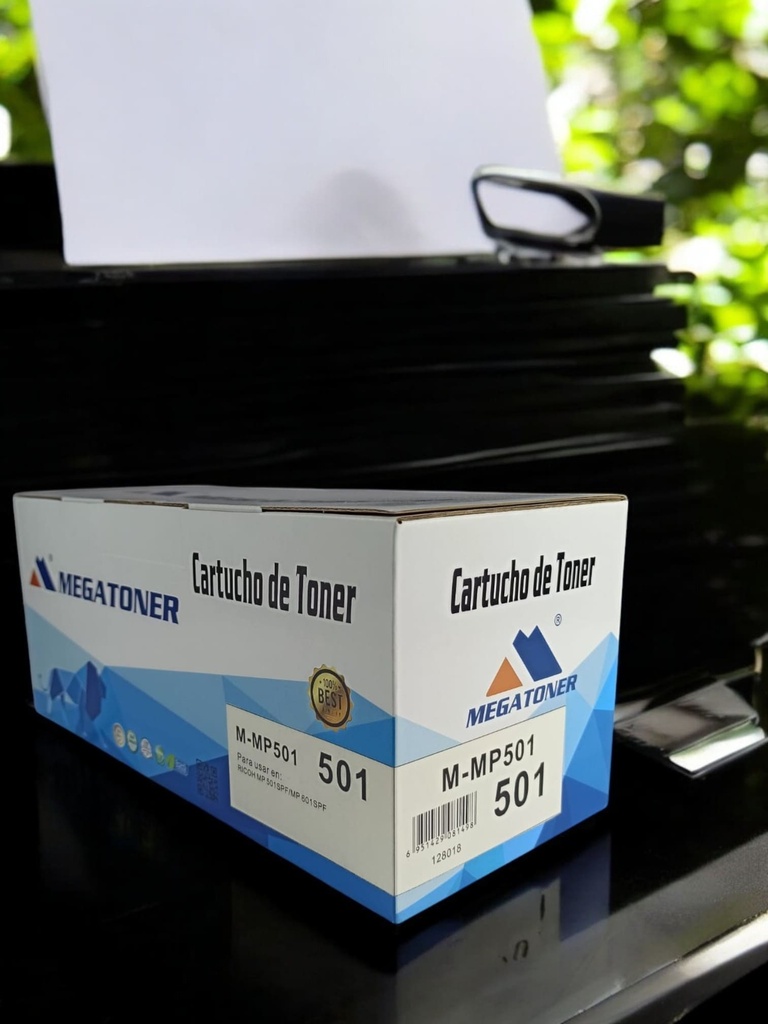 Tóner Ricoh 601 MEGATONER Genérico Negro (M-MP601) Compatible con Ricoh SP5300 SP5310 MP501 MP601