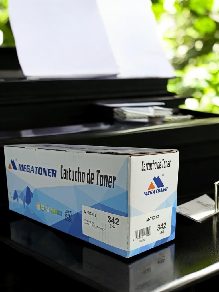 Tóner Kyocera 342 MEGATONER Genérico Negro (M-TK342) Compatible con Kyocera FS-2020D 2020DN