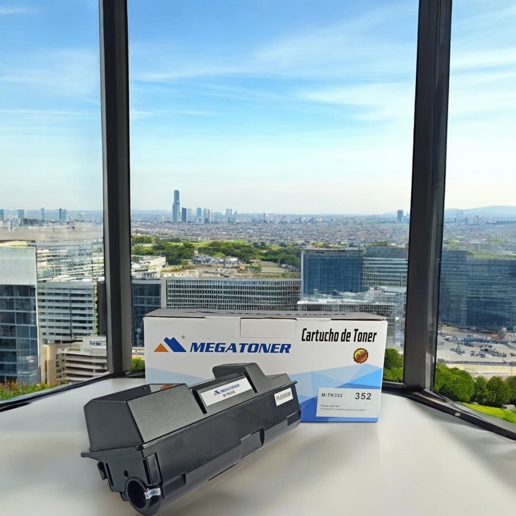 Tóner Kyocera 352 MEGATONER Genérico Negro (M-TK352) Compatible con Kyocera FS-3920DN 3925DN 3040MFP 3040MFP+ 3140MFP 3140MFP+ 3540MFP 3640MFP