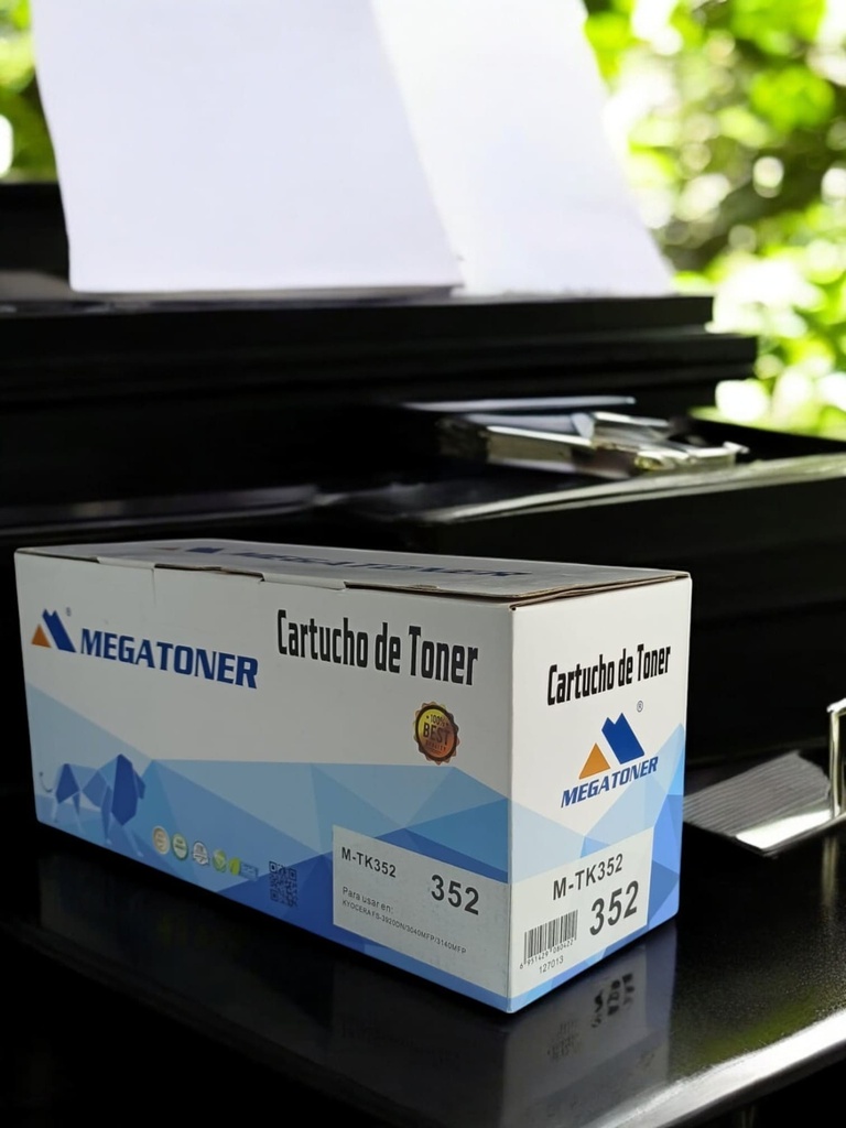 Tóner Kyocera 352 MEGATONER Genérico Negro (M-TK352) Compatible con Kyocera FS-3920DN 3925DN 3040MFP 3040MFP+ 3140MFP 3140MFP+ 3540MFP 3640MFP