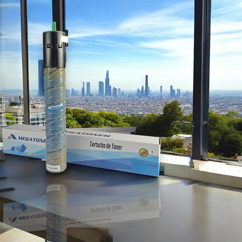 Tóner Ricoh 2030/2550 MEGATONER Genérico Negro (M-MPC2030/C2550 C) Compatible con Ricoh Aficio MPC2030 C2530 C2550