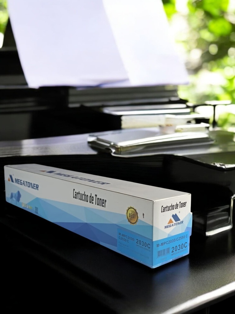Tóner Ricoh 2030/2550 MEGATONER Genérico Negro (M-MPC2030/C2550 C) Compatible con Ricoh Aficio MPC2030 C2530 C2550
