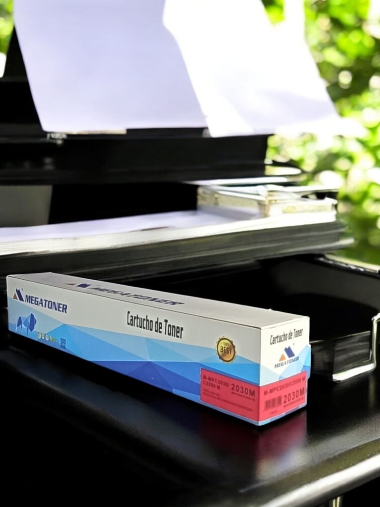 Tóner Ricoh 2030/2550 MEGATONER Genérico Negro (M-MPC2030/C2550 M) Compatible con Ricoh Aficio MPC2030 C2050 C2530 C2550