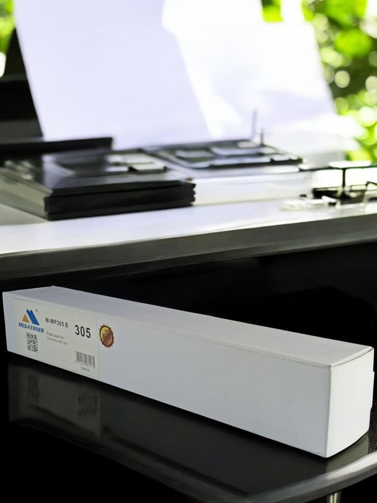 Tóner Ricoh 305K MEGATONER Genérico Negro (M-MPC305 Negro) Compatible con Ricoh Aficio MPC305