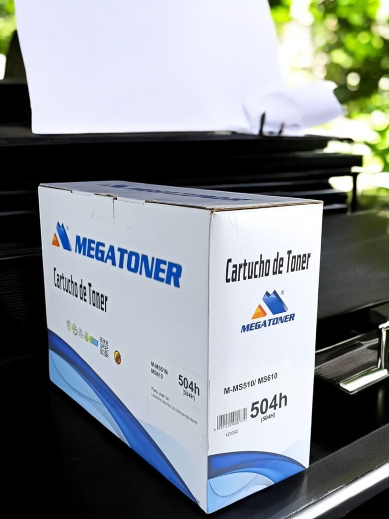 Tóner Lexmark 504H MEGATONER Genérico Negro (M-MS510/MS610) Compatible con Lexmark MS410 MS415 MS510 MS610