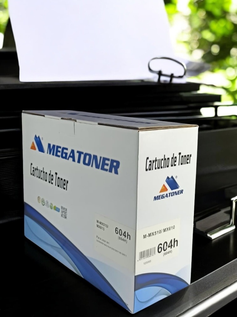 Tóner Lexmark 604H MEGATONER Genérico Negro (M-MX510/MX610) Compatible con Lexmark MX310 MX410 MX611