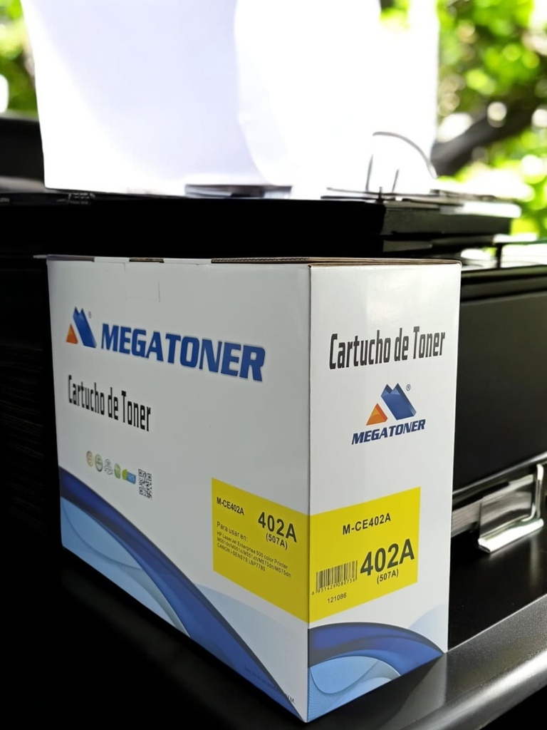 Tóner HP 507A MEGATONER Genérico Negro (M-CE402A) Compatible con HP M551