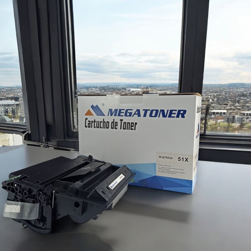 Tóner HP 51X (Q7551X) Compatible con HP M3035, P3005 | MEGATONER