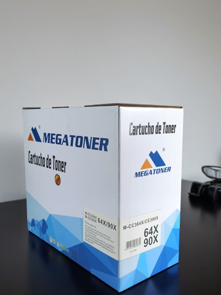 Tóner HP 64X/90X MEGATONER Genérico Negro (M-CC364X/CE390X) Compatible con HP P4015n P4015tn P4015x