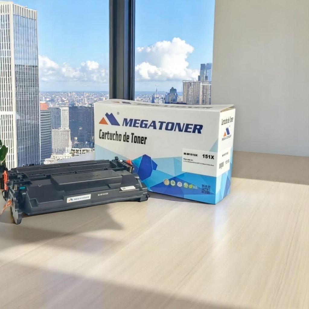 Tóner HP 151X con chip (W1510X) Compatible con HP 4003, 4103 | Megatoner