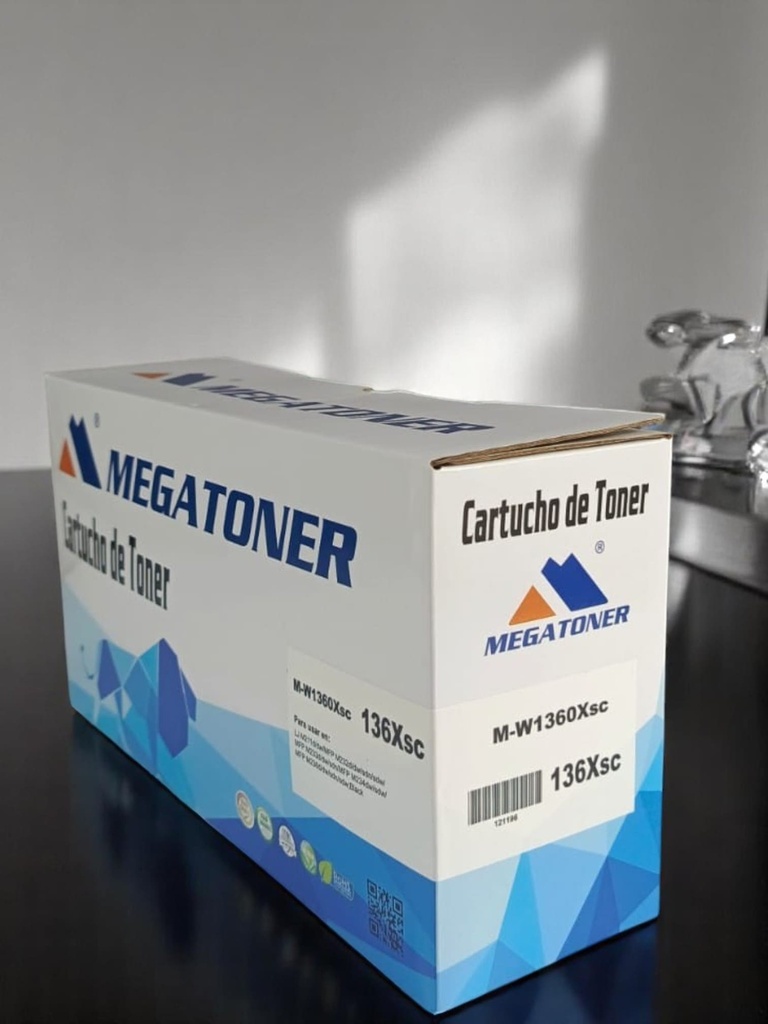 Tóner HP 136X sin chip (W1360X) Compatible con HP M211, M232, M233, M234, M236, sd | Megatoner