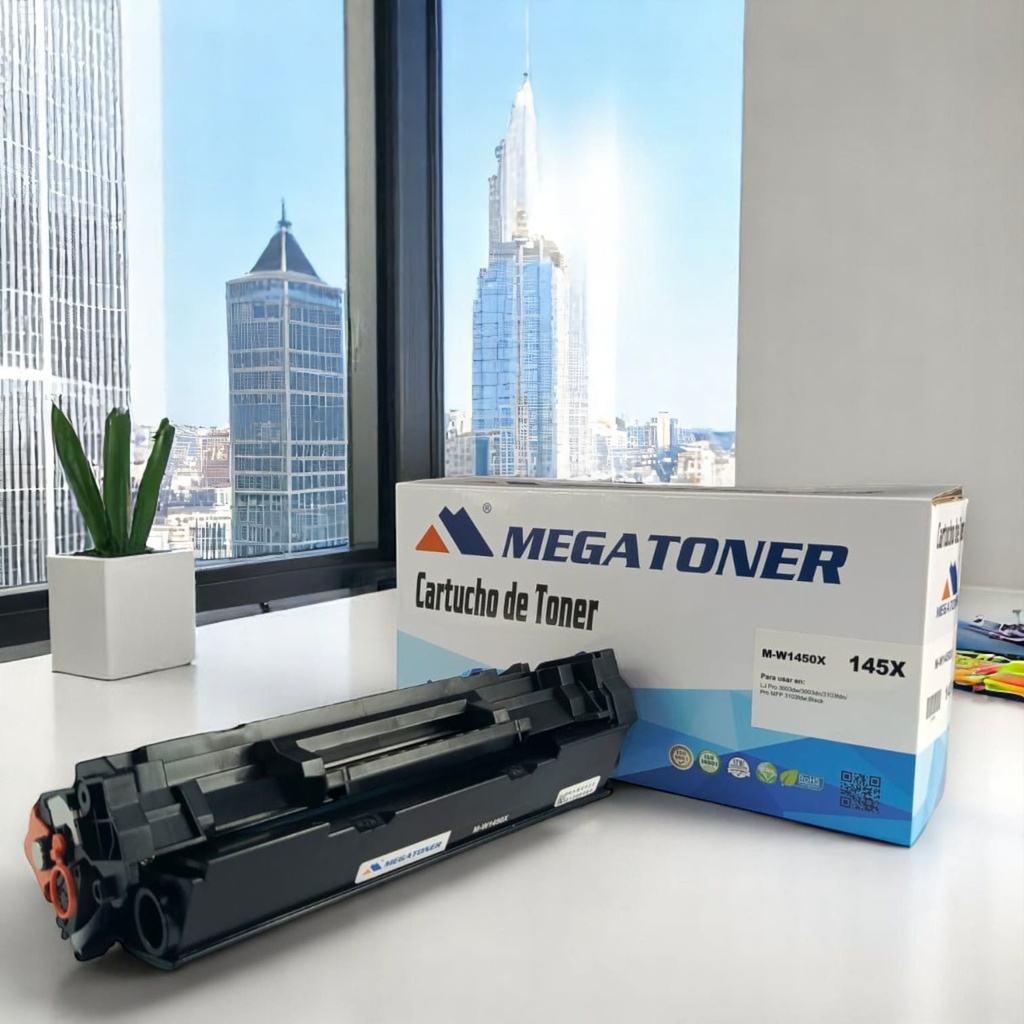 Tóner HP 145X con chip (W1450X) Compatible 3003, 3103 | Megatoner