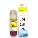 Botella de Tinta Epson 544 MEGATONER Genérico Yellow (M-T544420) Compatible con Epson L1110 L3110 L3150 L5190