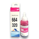 Botella de Tinta Epson 664 MEGATONER Genérico Magenta (M-T664320) Compatible con Epson L1110 L3110 L3150 L5190