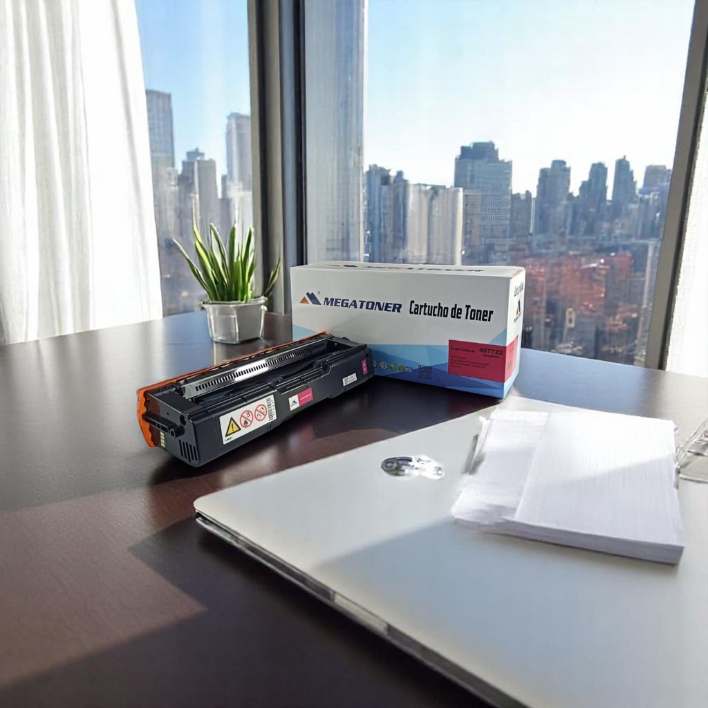 Tóner Ricoh 252M (SPC252H-M) Compatible con Ricoh Aficio SP C252, SP C262 | Megatoner