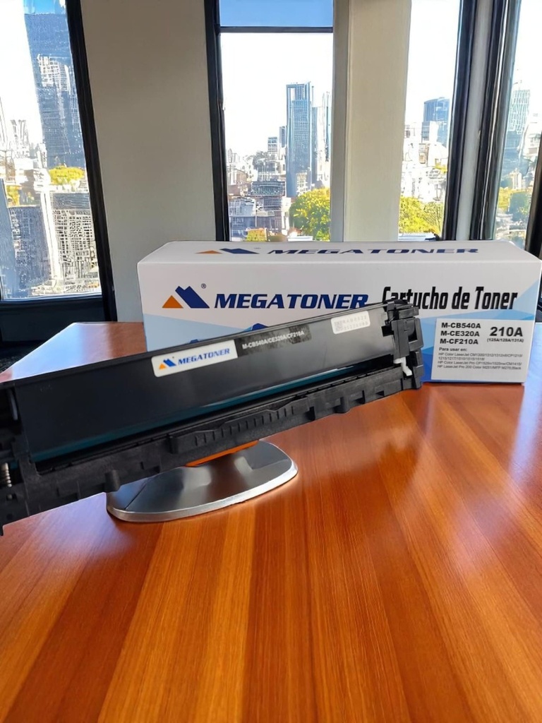 Tóner HP 125A/128A/131A (CB540A/CE320A/CF210A) Compatible con HP CM1300, CP1210, 1510, CP1515, CP1525, CM1415, 200 M251, M276 | Megatoner