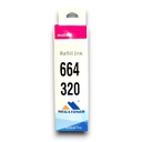 Botella de Tinta Epson 664 Magenta (M-T664320) Compatible con Epson L220 L365 L565 | MEGATONER