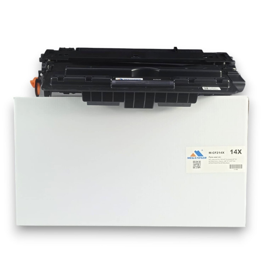 Tóner HP 14X (CF214X) Compatible con Canon LBP 8710, 8720, 8730, 8750, 8780  
HP 700 M712, M715, M725 | Megatoner