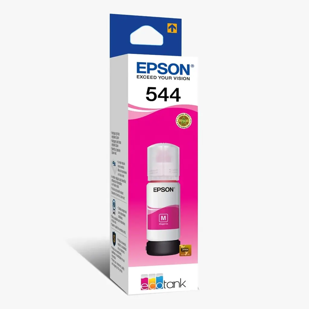 Botella de Tinta Epson 544 Magenta (T544320) 65 ml  L3150 L3110 L3160 L5190 | Original