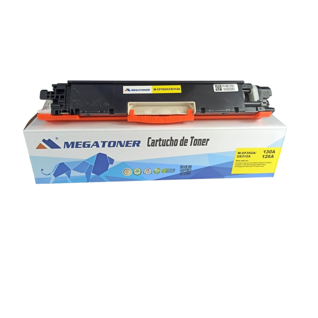Tóner HP 130A/126A (CF352A/CE312A) Compatible con HP M176, M177 | Megatoner