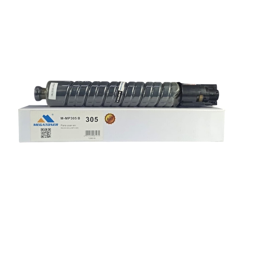 Tóner Ricoh 305K (MPC305 Negro) Compatible con Ricoh Aficio MPC305SP | Megatoner
