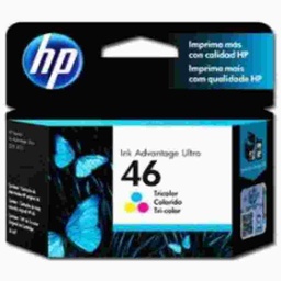 Cartucho de Tinta HP 46 Tricolor (CZ638AL) | Original