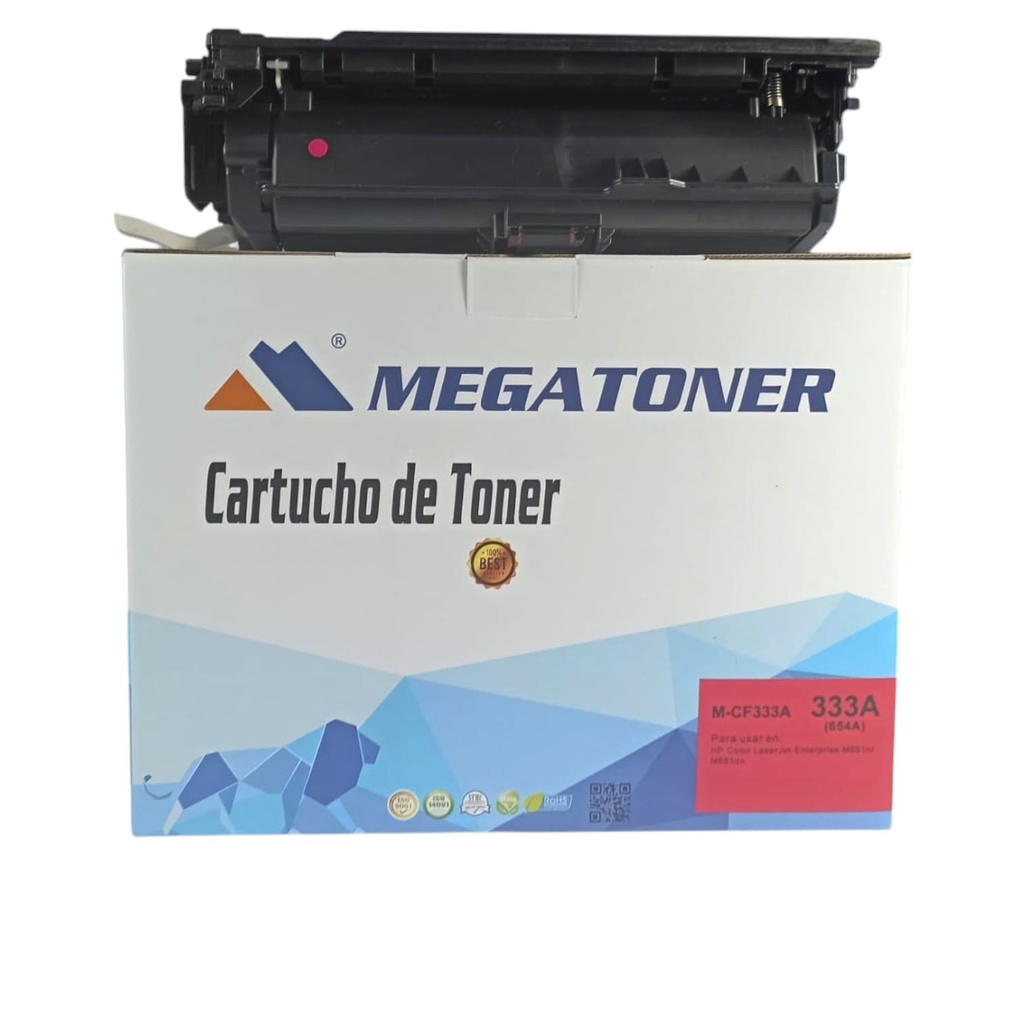 Tóner HP 654A (CF333A) Compatible con HP M651 | Megatoner