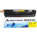 Tóner HP 125A/128A/131A (CB542A/CE322A/CF212A) Compatible con HP CM1300, CP1210, 1510, CP1515, CP1525, CM1415, 200 M251, M276 | Megatoner