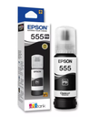 Botella de Tinta Negra Epson 555 (T555120) 70 ml L3150 L8160 L8180 | Original