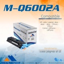 Tóner HP 124A (Q6002A) Compatible con HP 1600, 2600, CM1015 | Megatoner